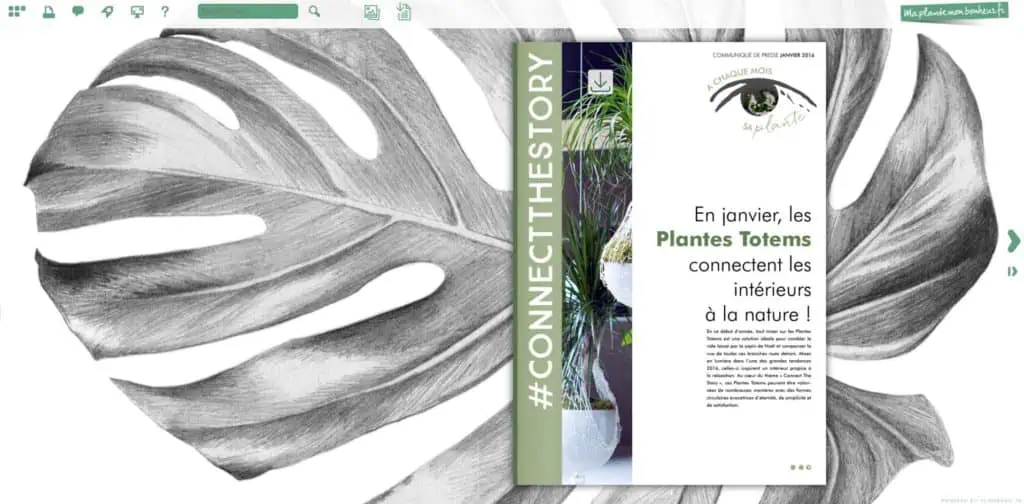 Flipbook Les plantes totem janvier 2016