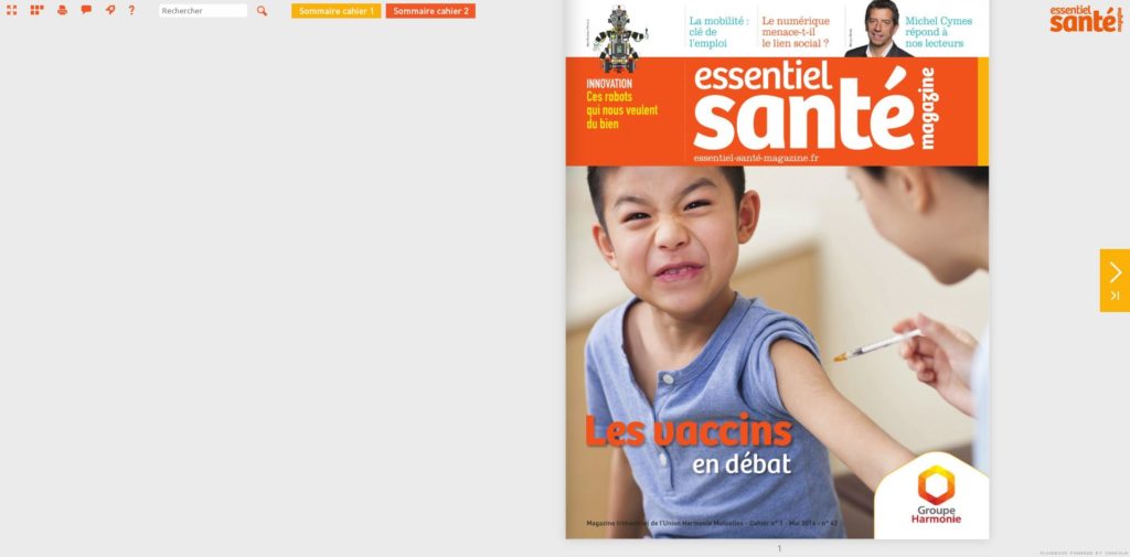 Flipbook Essentiel Santé magazine mai 2016