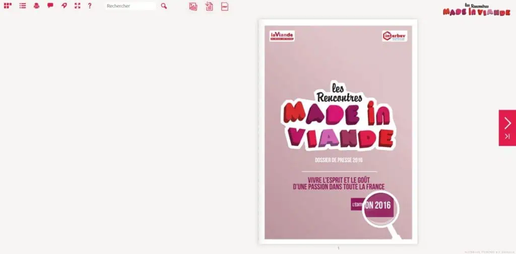 Flipbook Made in Viande mai 2016