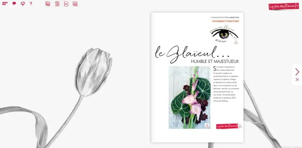 Flipbook Agendades fleurs le glaieul juillet 2016