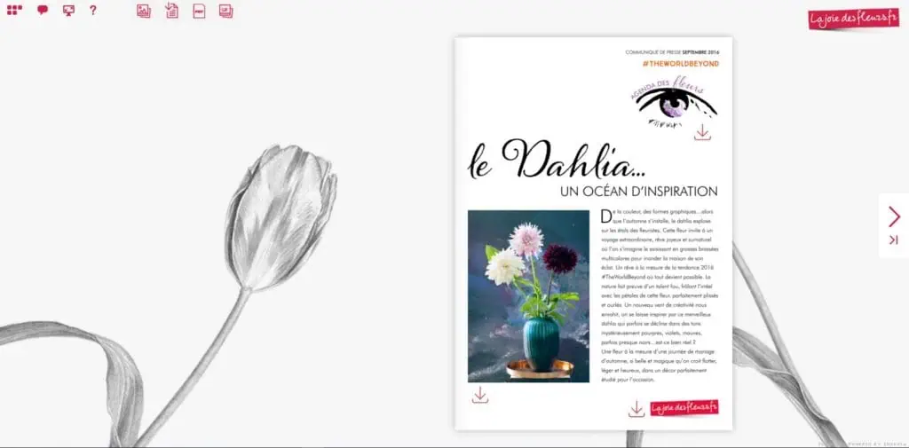 Flipbook Agenda dahlia Septembre 2016