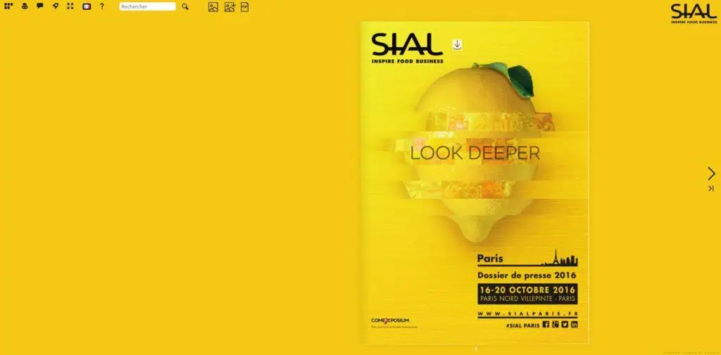 Flipbook Salon SIAL octobre 2016