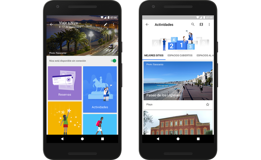 google trips français