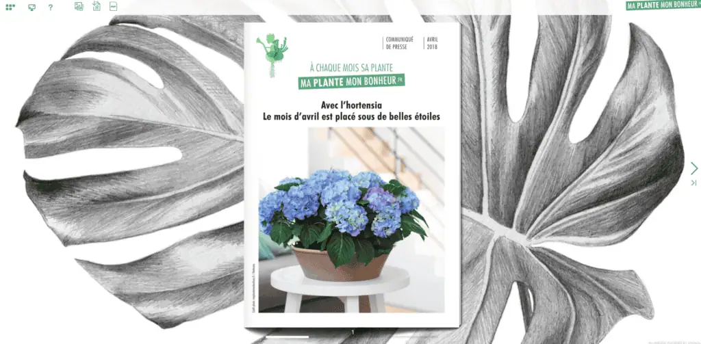 Flipbook L'hortensia avril 2018