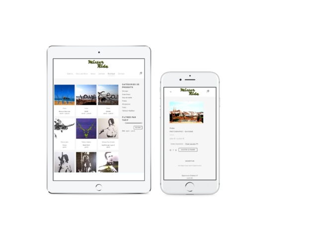 Accompagnement digital de l&rsquo;artiste Mister Ride
