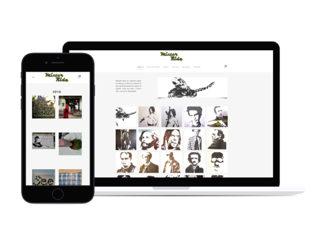 Accompagnement digital de l&rsquo;artiste Mister Ride