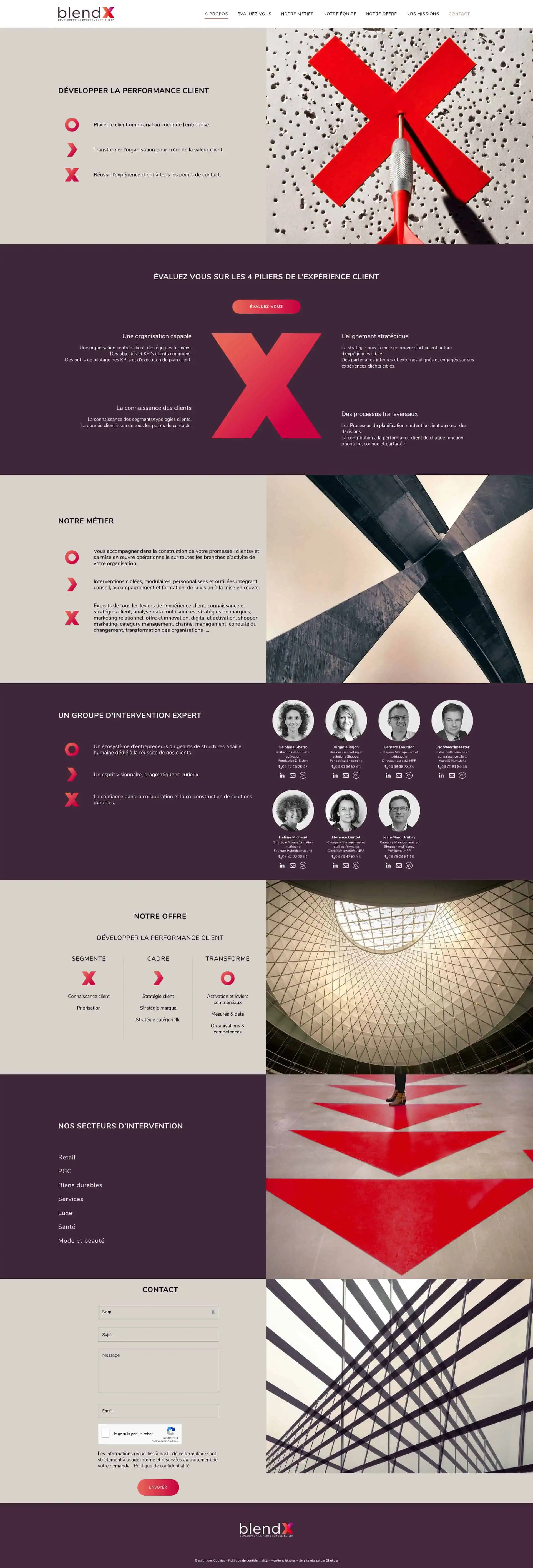 blendx-page-accueil-réalisation blendx page accueil réalisation