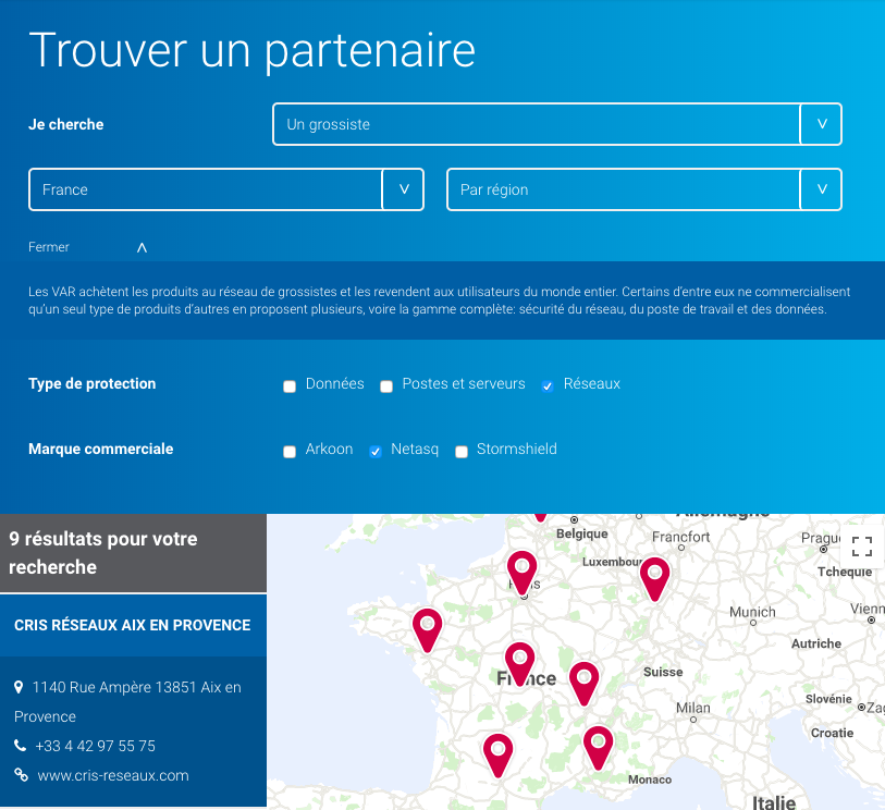 stormshield partner finder