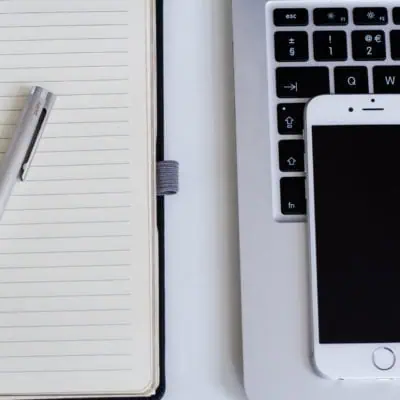 cahier de notes iphone