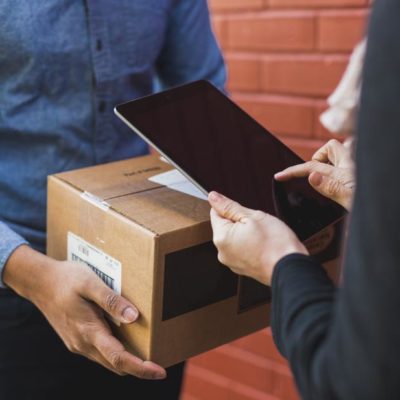 réception de colis livraison