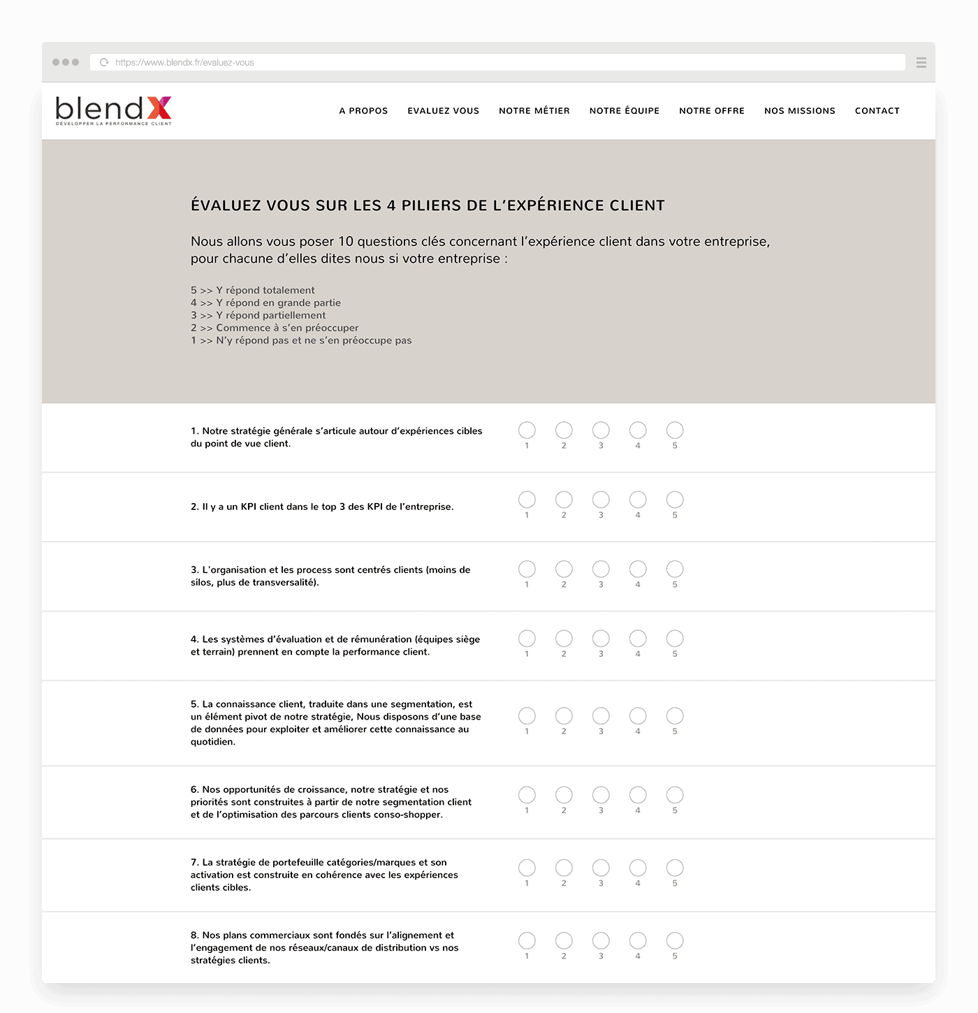 web-site-blendx-2 Formulaire Blendx