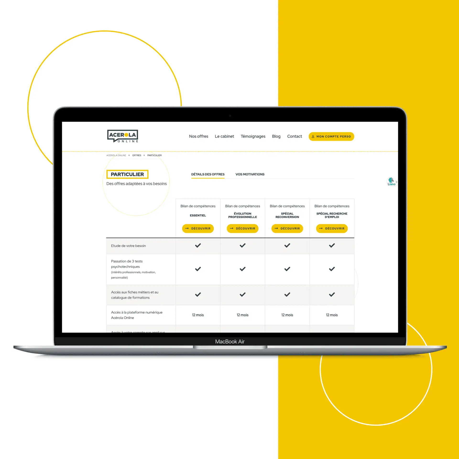 acerola-offres-particulier Site web Acerola Online offres particuliers