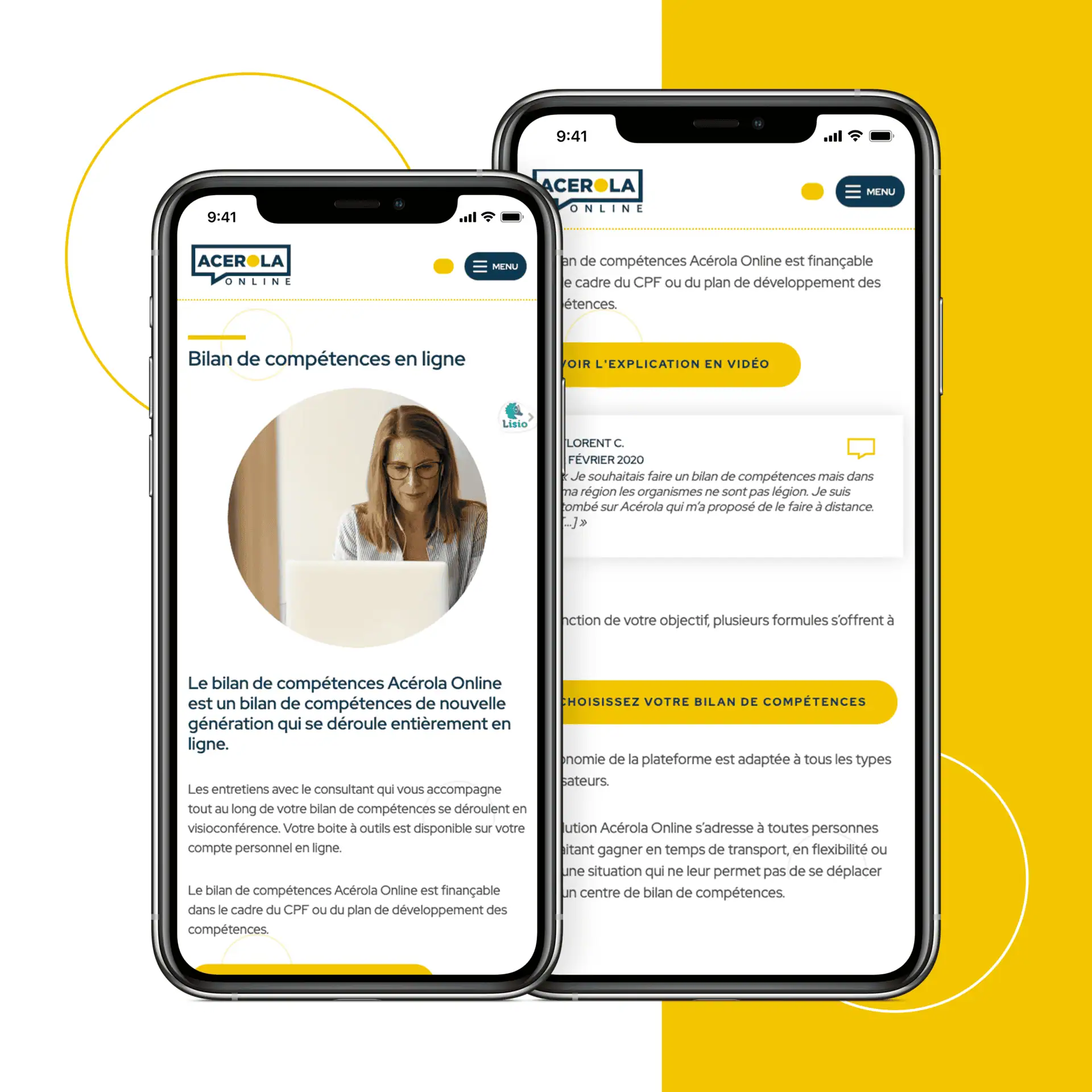 acerola-webmarketing Site web Acerola Online sur Mobile