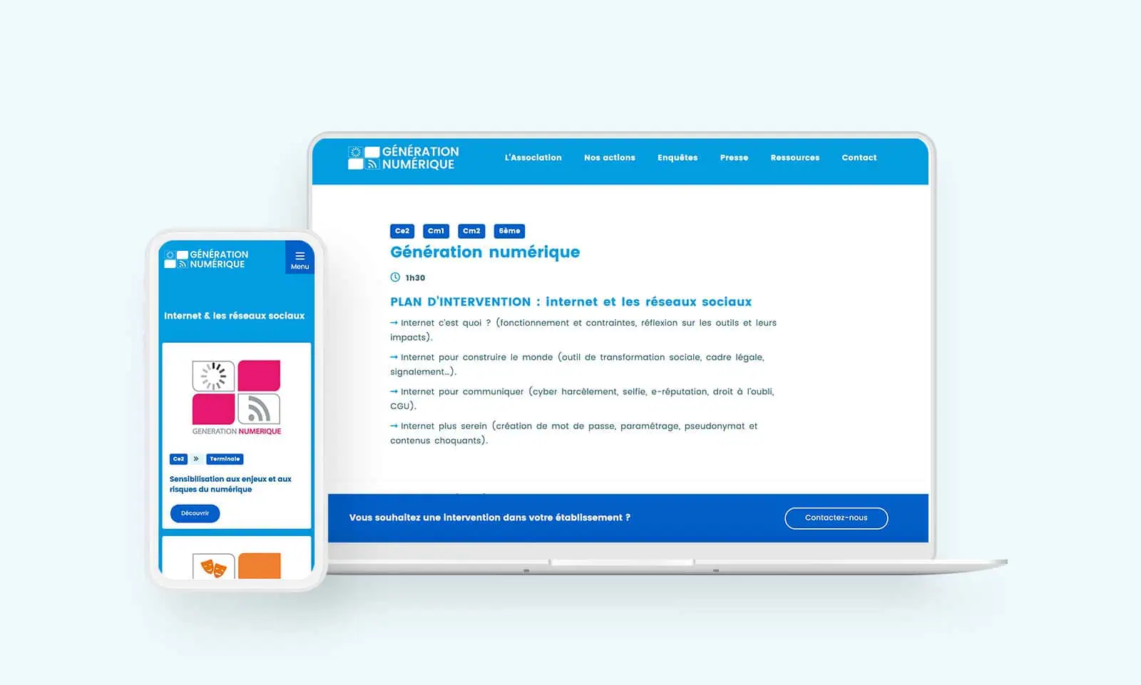web-gn-2 Les actions de Génération Numérique