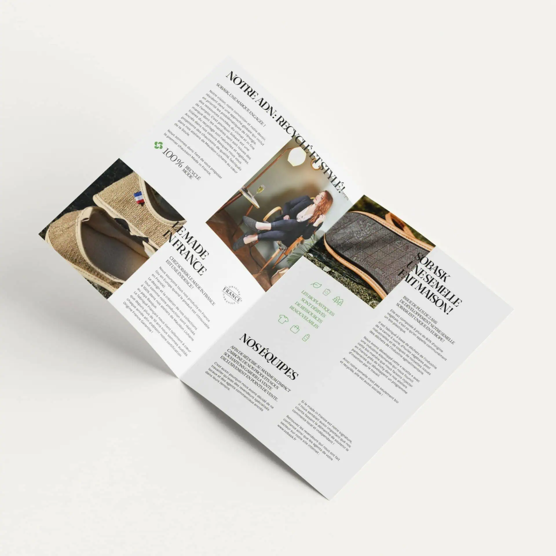 sobask-1 chaussons 100% Made in France et stylés.